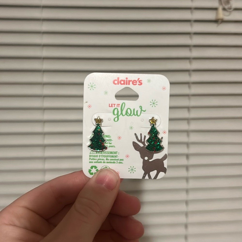 Christmas earrings